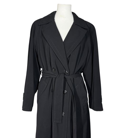 Saks Fifth Avenue Vintage Trench Coat Size 6 - Picture 3 of 12